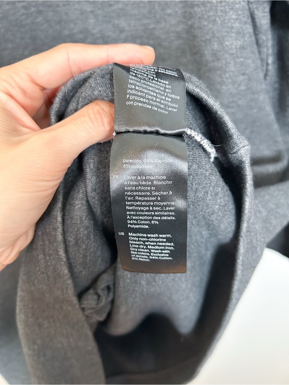 COS Dark Grey Crewneck Sweater Dress - Picture 6 of 8